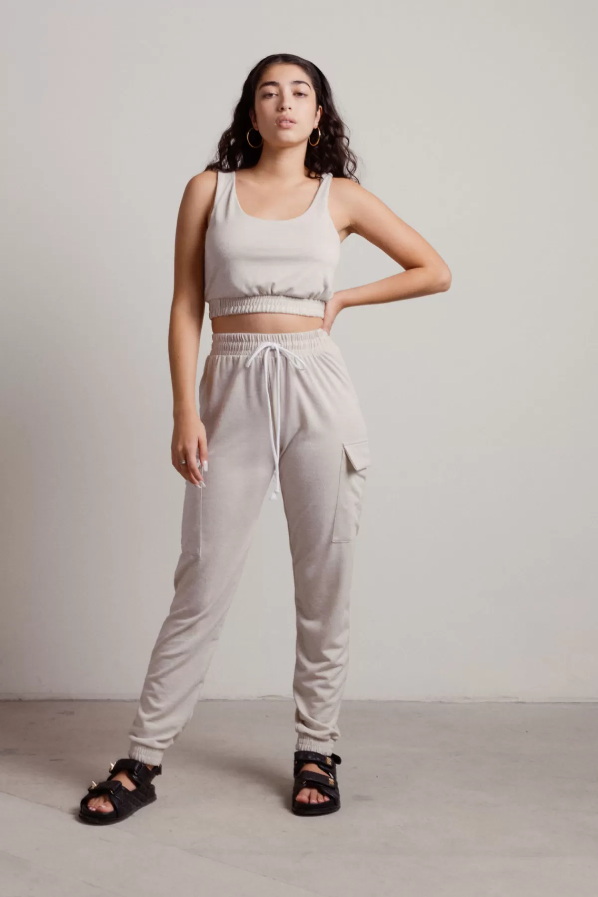 Tobi Another Listen Crop Top And Sweatpants Lounge Set - * Jogger Pants | Pants