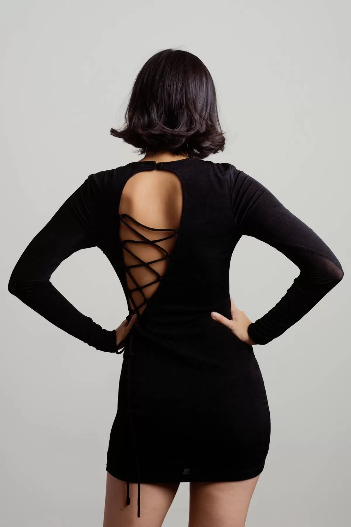 Tobi Do Not Cross Me Lace Up Bodycon Mini Dress - * Rehearsal Dinner Dresses | Bachelorette Party Dresses