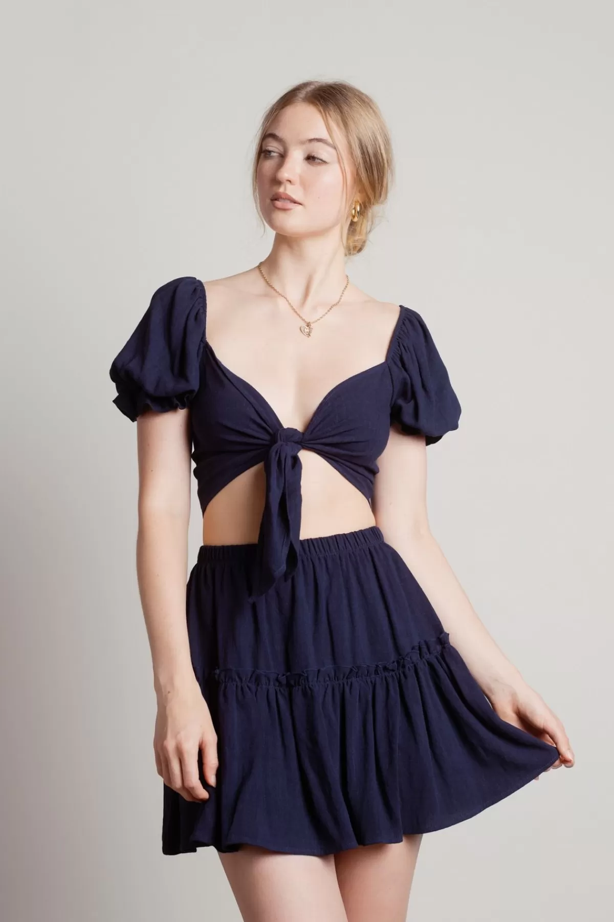Tobi Find Me Again Tiered Crop Top And Mini Skirt Set - * Vacation Shop | Beach Vacation Outfits
