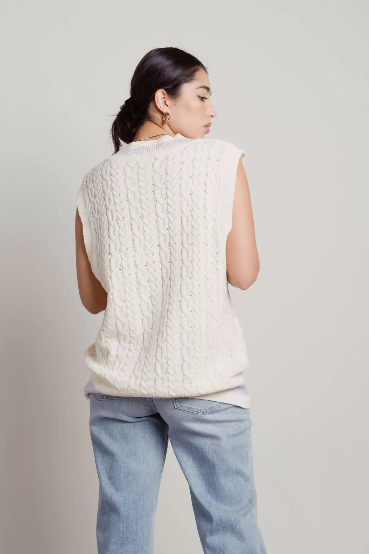 Tobi For Cuties Oversized Sweater Vest - * Office Outfits | Office Outfits