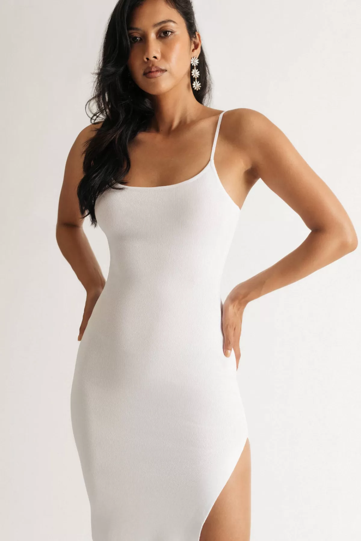 Tobi Forget My Name Cami Slit Midi Dress - * Simple Wedding Dresses | Rehearsal Dinner Dresses