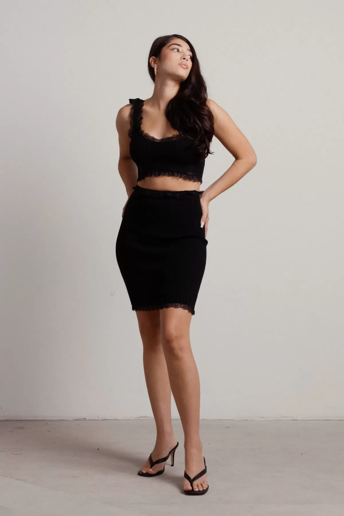 Tobi Glow Up Ribbed Crop Top And Midi Skirt Set - * Bridal Party Outfits | Valentines Day Outfits