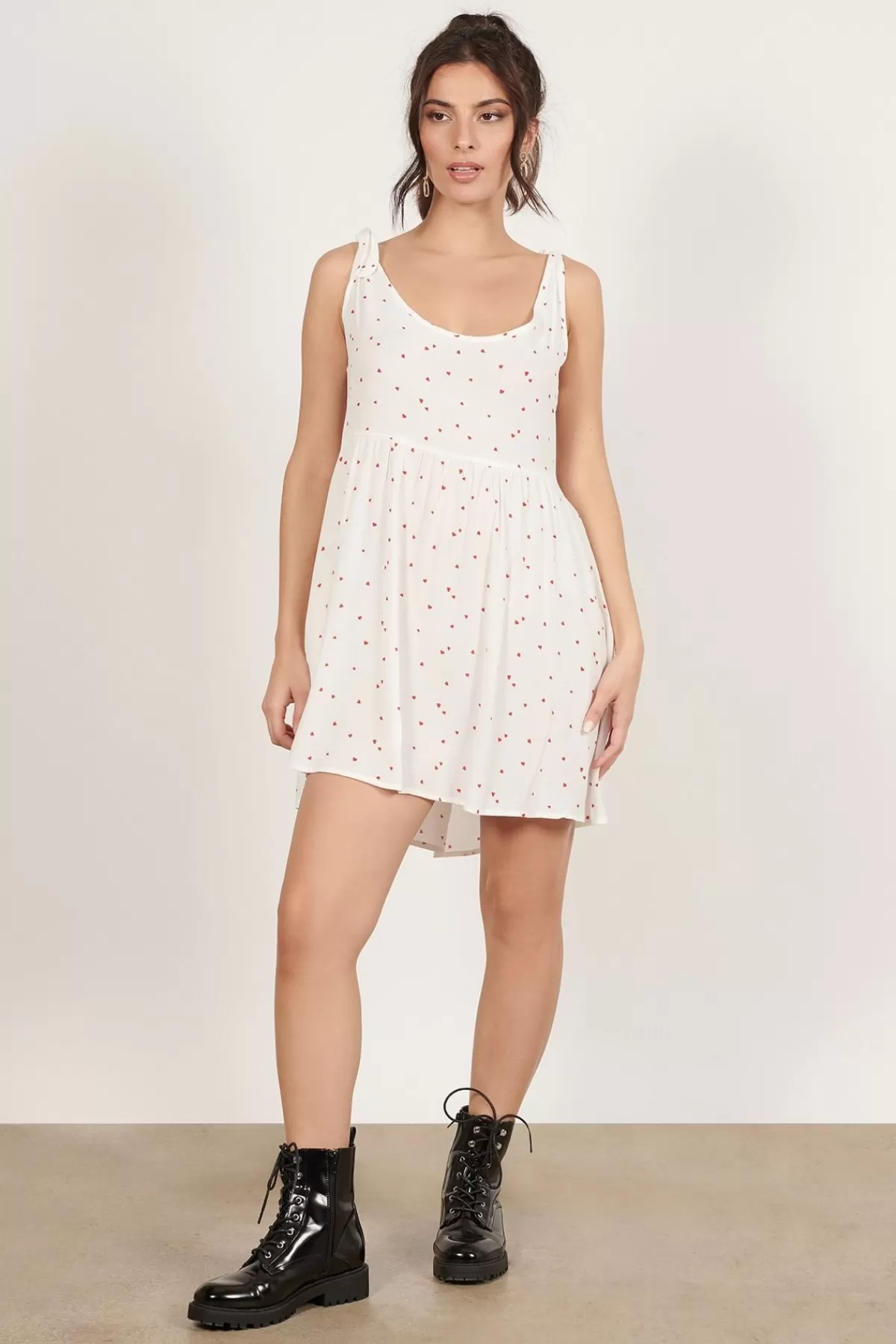 Tobi Key To Your Heart Tie Strap Shift Mini Dress - * Beach Dresses | Sundresses
