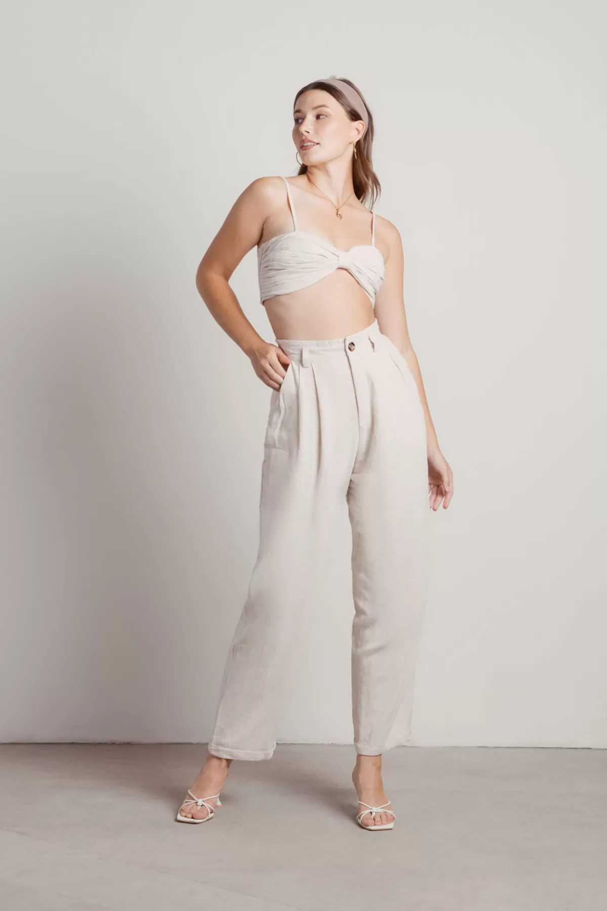 Tobi Love Me Right Linen Crop Top And Pants Set* Beach Vacation Outfits | Night Club Outfits