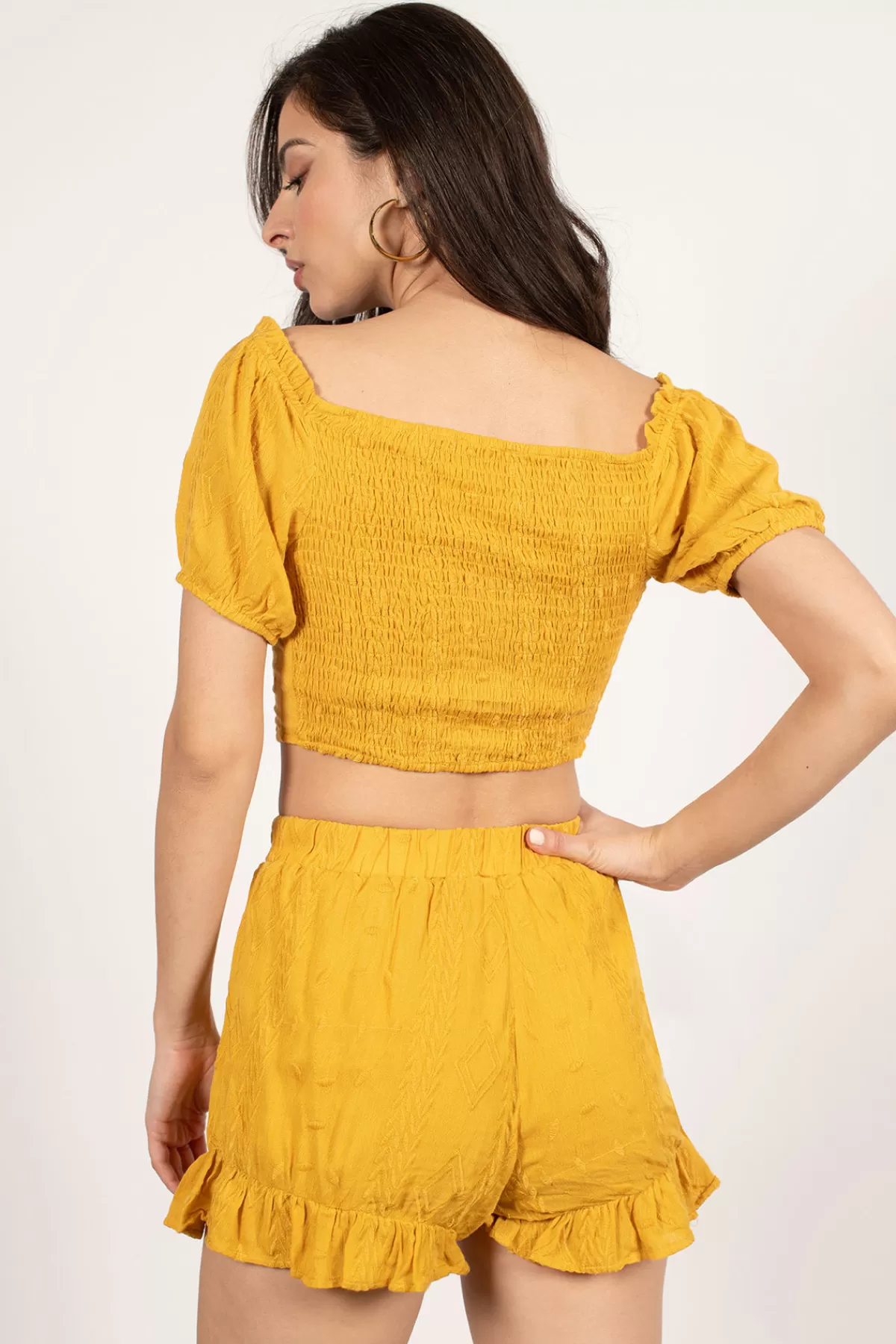 Tobi Make Me Up Embroidered Crop Top And Short Set - * Birthday Outfits | Shorts