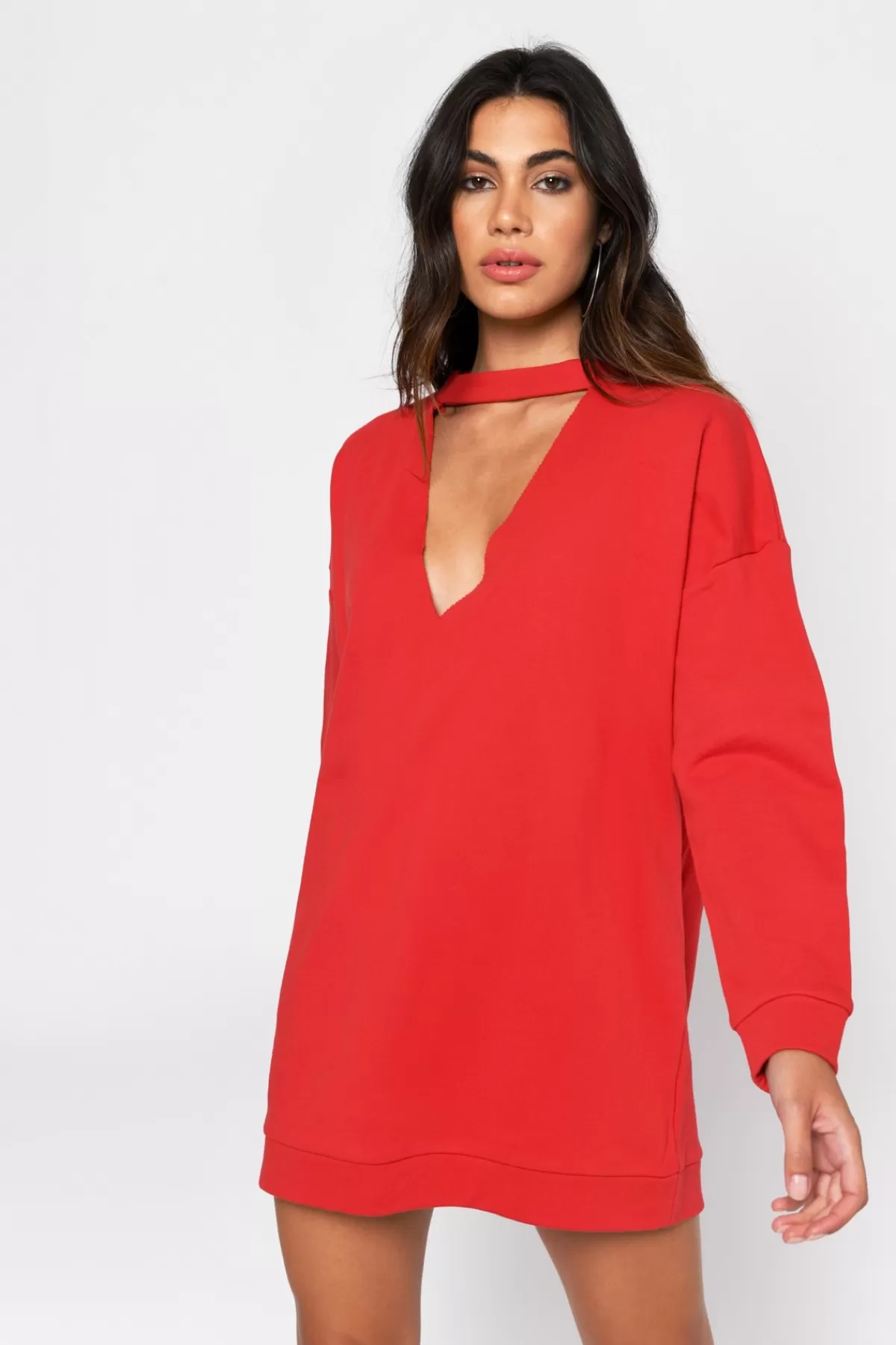 Tobi Not Your Average Oversized Plunging Mini Dress - * Party Shop | Party Shop