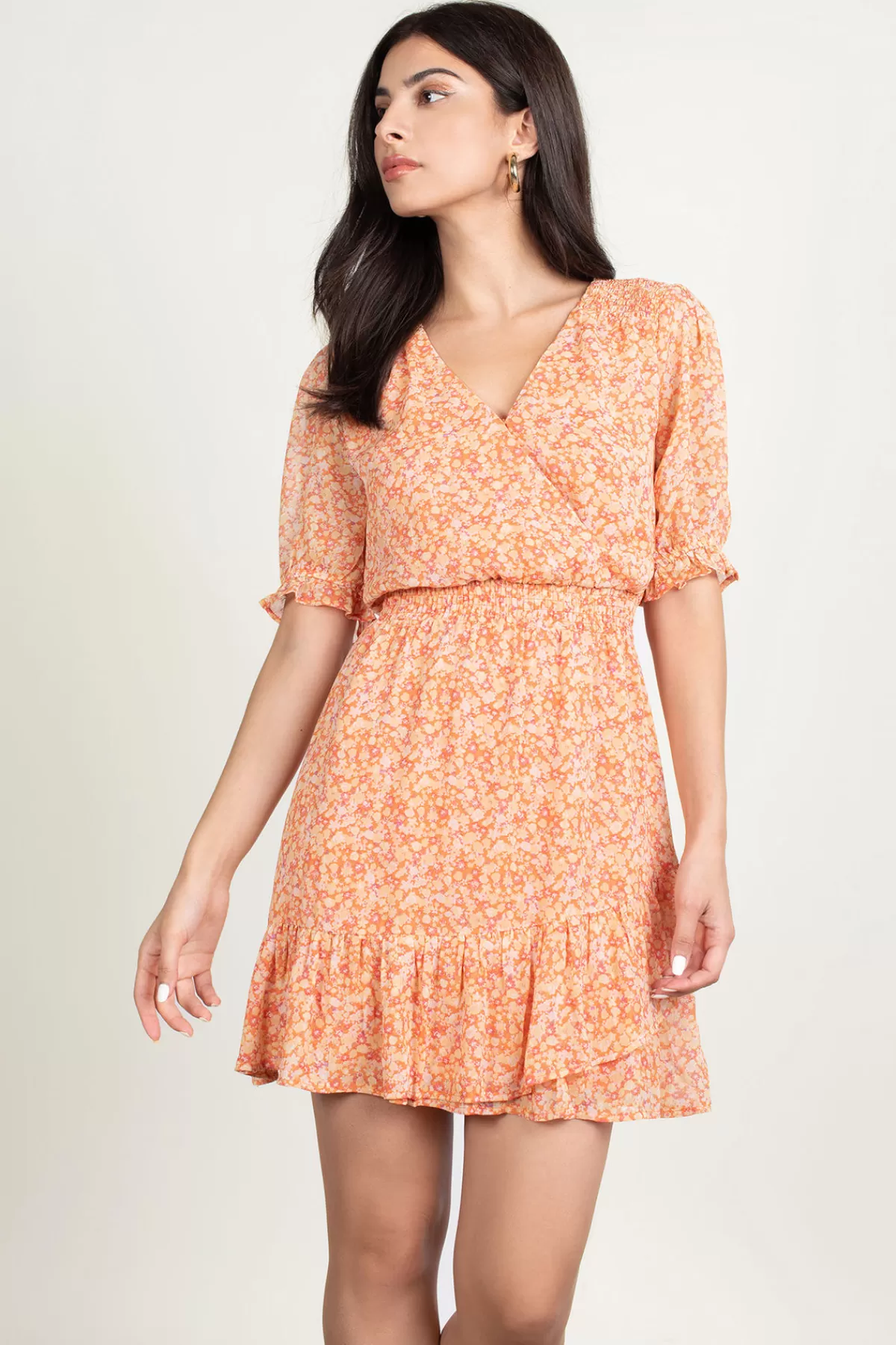 Tobi Railynn Floral Skater Mini Dress - * Sundresses | Skater Dresses