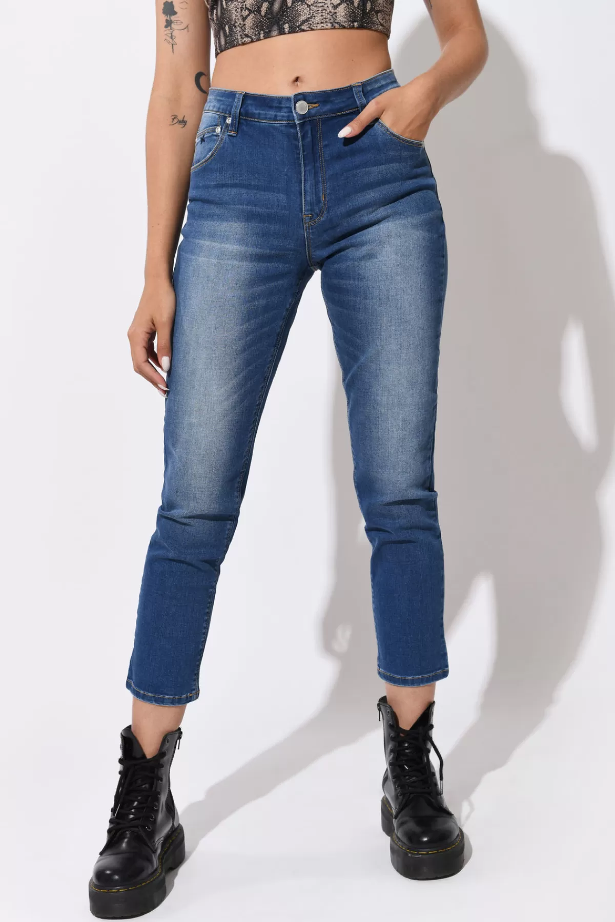 Tobi RES Denim Sia Girlfriend Jeans - * Pants | Denim