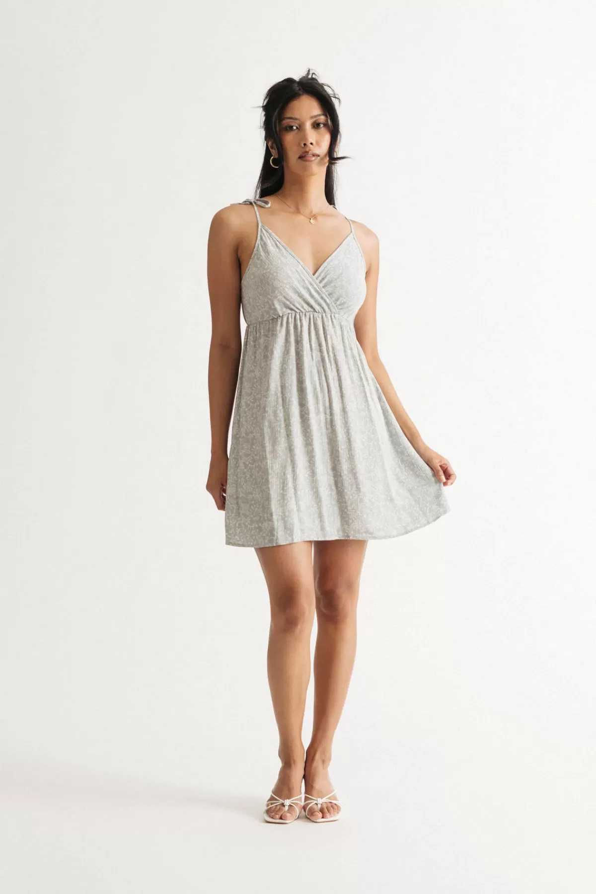 Tobi See It All Tie Strap Skater Mini Dress - * Honeymoon Outfits | Bump Friendly Dresses