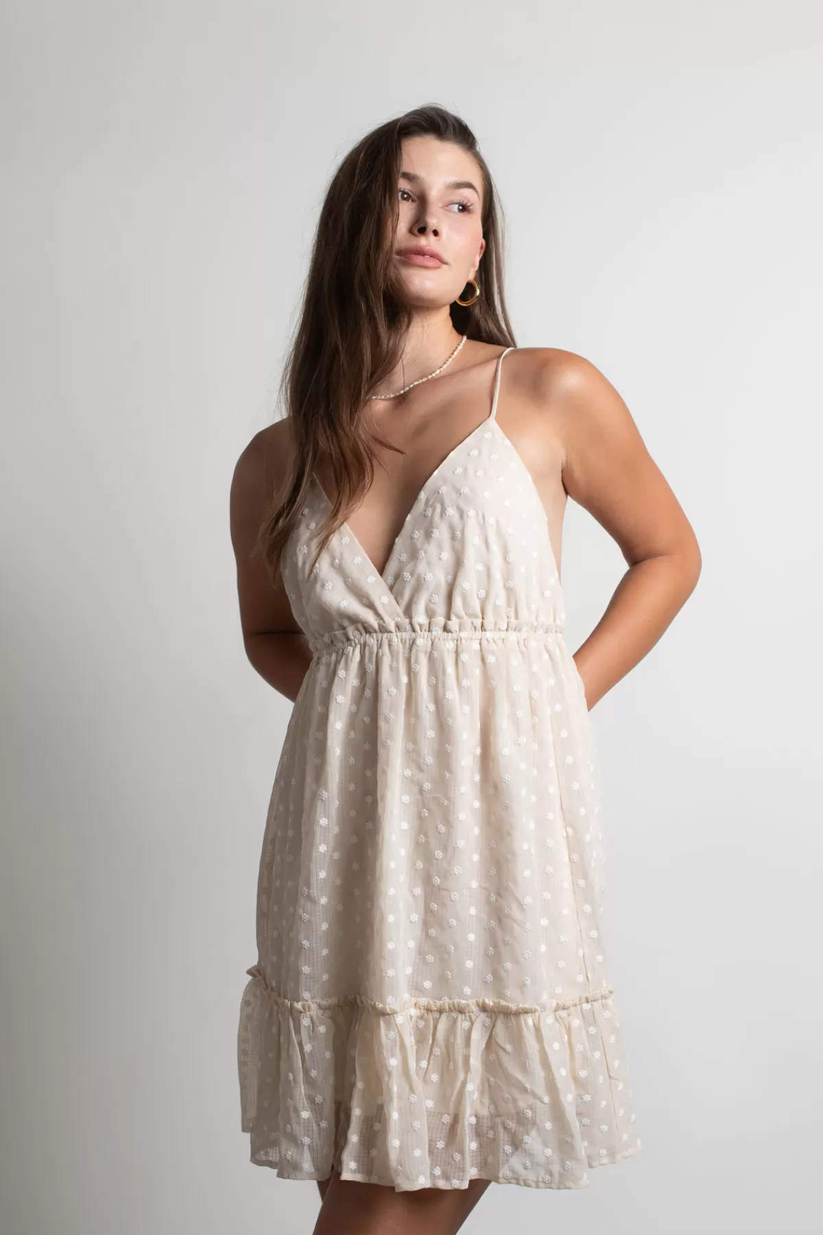 Tobi See The Sun Embroidered Floral Tiered Mini Dress - * Honeymoon Outfits | Bump Friendly Dresses