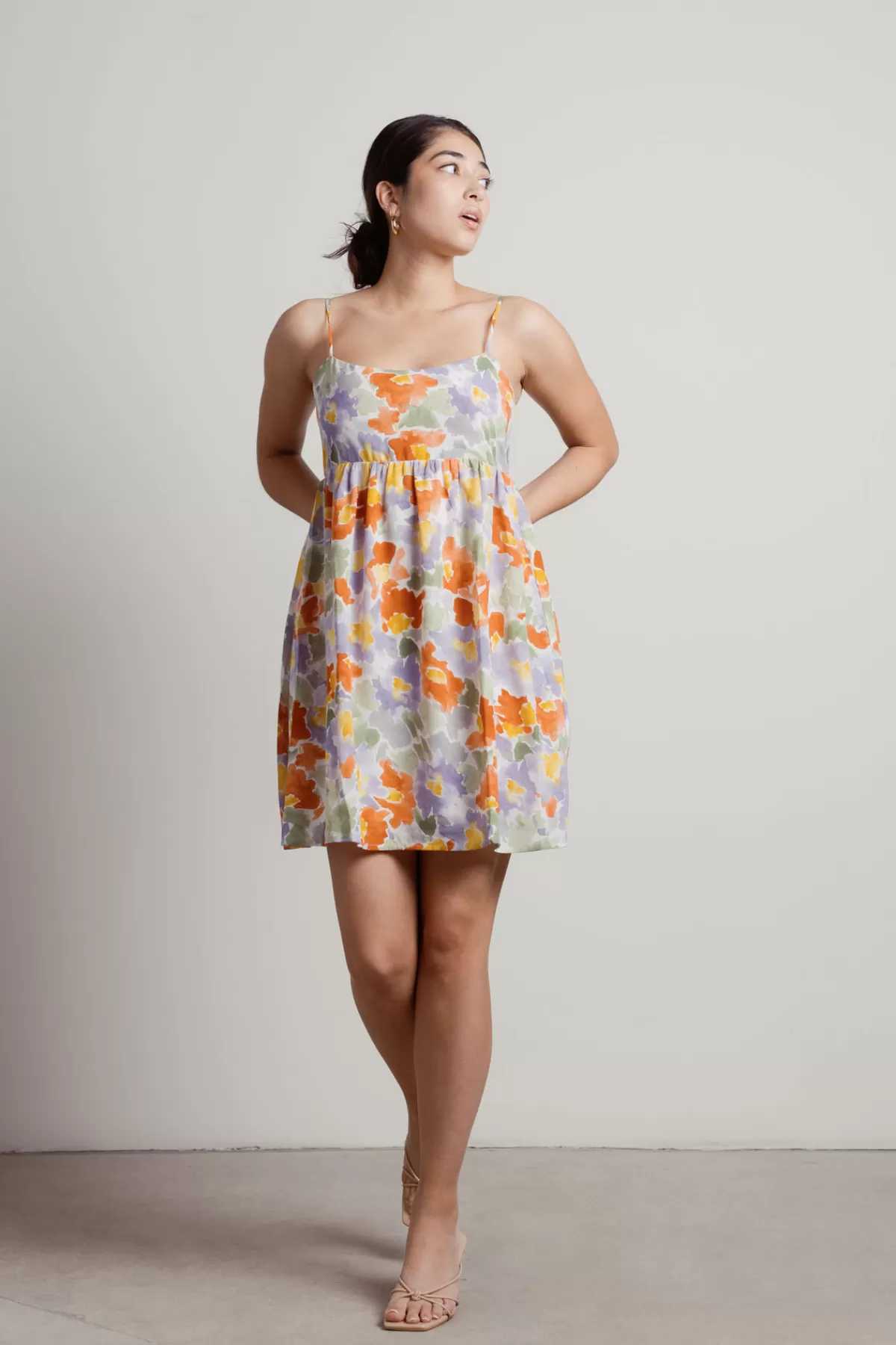 Tobi To The Museum Floral Baby Doll Shift Dress* Honeymoon Outfits | Bump Friendly Dresses