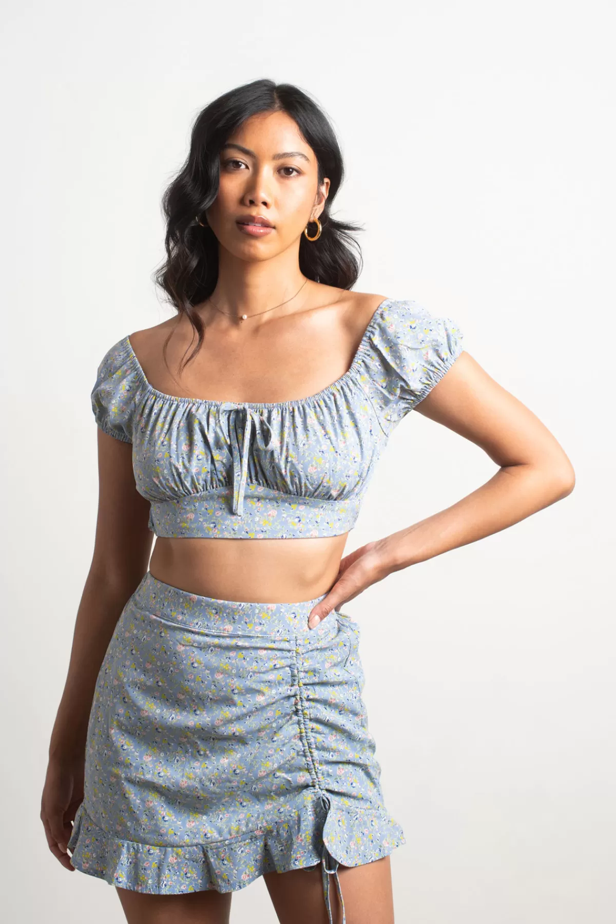 Tobi Wait No Longer Floral Crop Top And Mini Skirt Set - * 4Th Of July Fashion | Resort Wear