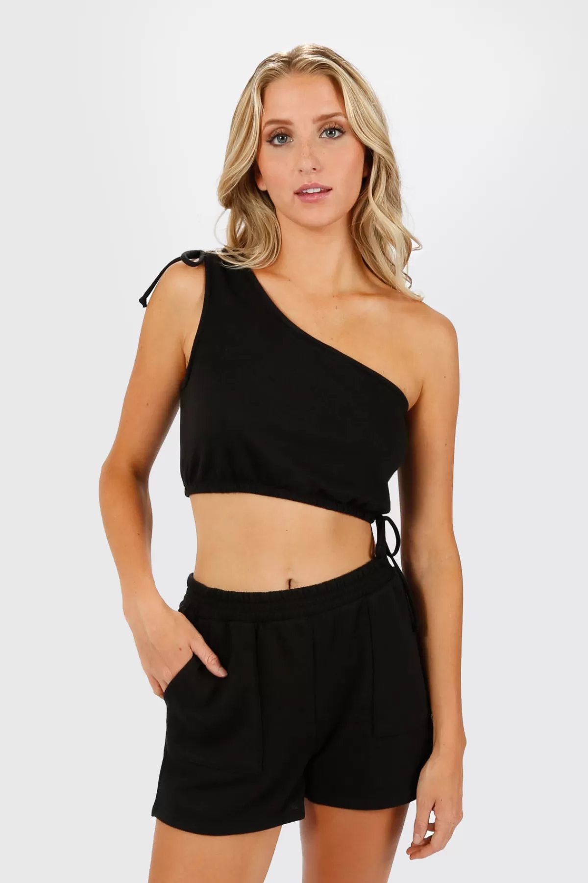 Tobi Walk Off One Shoulder Top And Short Set - * Holiday Gift Guide | Shorts